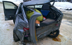 Вчера на трассе в Кировской области водитель «двенадцатой» лоб в лоб столкнулся с грузовиком