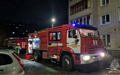 На Маршала Конева горела квартира