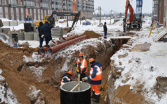 В микрорайоне Урванцево началось строительство ливневой канализации