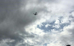 Фото дня: самолет президента России над Кировом
