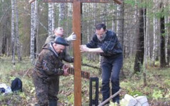 В Верхнекамском районе установили крест погибшей в Вятлаге женщине