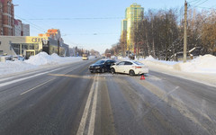 ДТП на Московской в Кирове: пострадала женщина