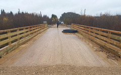 В Нагорском районе отремонтировали мост через реку Белую