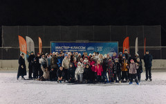 Фигурное катание для всех: фотолента с открытого мастер-класса в Вересниках