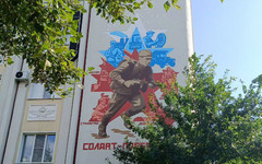 Мурал «Солдат-победитель» из Кирова претендует на победу в фестивале «ФормАРТ»