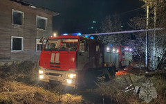 В Вересниках сгорел нежилой дом