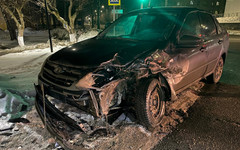 В Нововятске в ДТП травмировался 21-летний водитель «Гранты»