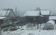 Первый снег в Кировской области в 2025 году. Фотолента