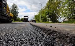 Темпы дорожных работ на трассе Киров - Русское вновь замедлились