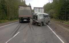 В Оричевском районе жёстко столкнулись три автомобиля
