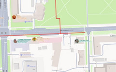 Участок Красноармейской от Ленина до Казанской перекрыли