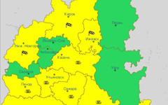 В Кировской области объявлен жёлтый уровень опасности