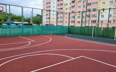 В Кирове открыли новую детскую спортплощадку