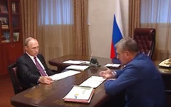 Видео дня: встреча Владимира Путина и Игоря Васильева