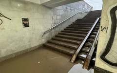 В Кирове затопило подземный переход у ЦУМа