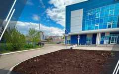 Территорию спортивной школы «Дымка» благоустроили