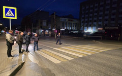В Кирове проверили дорожную разметку на самых загруженных перекрестках