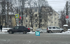 У «Октября» столкнулись Datsun и LADA