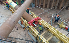 В Кирове начали создавать каркас тоннеля под Транссибом