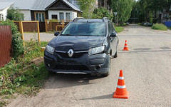 В Юрьянском районе столкнулись «Рено Сандеро» и мотоцикл