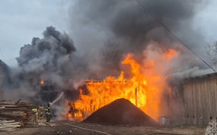 В Орлове пожар на складе начался из-за непотушенной золы