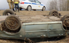 «Выпил после ДТП»: в Орловском районе водитель перевернул иномарку в кювет