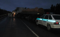 В Кирово-Чепецке столкнулись грузовик и молоковоз