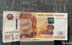 В Кирове продают пятитысячную купюру за 5 млн рублей