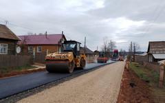 На улице Партизанской в посёлке Уни завершили этап капремонта дороги