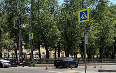 На углу Октябрьского проспекта и труда сбили ребёнка