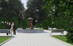 В сквере за Алыми парусами установят фонтан «Влюблённые под зонтом»