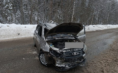 В Омутнинском районе перевернулась «Гранта»