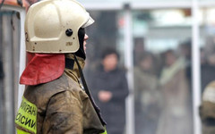 В Кирове на территории Центрального рынка загорелся павильон
