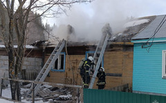 В Кирово-Чепецком районе потушили пожар в частном доме