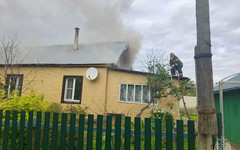 В Лебяжье при пожаре в доме пострадал мужчина
