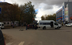 Кировчанин на велосипеде угодил под автобус