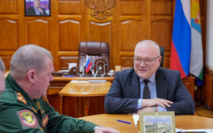 Губернатор встретился с новым врио командира в/ч в Кировской области