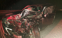 В Орловском районе столкнулись Toyota Land Cruiser и Ford Fusion