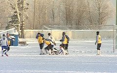 Победителем футбольных состязаний на снегу стал кировский "Прогресс"
