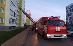 Пожар в доме на Анжелия Михеева - эвакуировались 50 человек