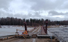 Мост в Кировской области закрыли из-за паводка