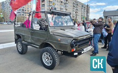 В Кирове на Конева выставили ретро-автомобили