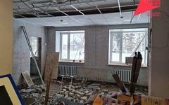 В поликлинике Зуевской ЦРБ начался капитальный ремонт