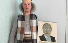 Умелец из Кировской области создал портрет Путина из гвоздей