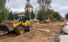 Ремонт улицы Екатерининской в Слободском завершат в октябре