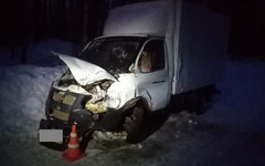 В Кировской области столкнулись два грузовых автомобиля