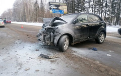 В Кирово-Чепецком районе пьяный водитель иномарки врезался в бензовоз