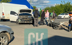 В Коминтерне мотоциклист попал под колёса