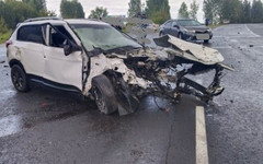 В Кильмезском районе столкнулись три автомобиля