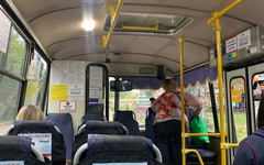 В Кирове загорелся автобус №116